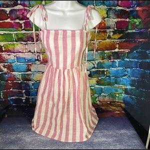 SHEIN Retro Seersucker Sun Dress Women’s Sz XS